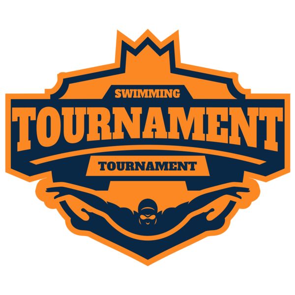 Swimming Tournament logo template Thumbnail